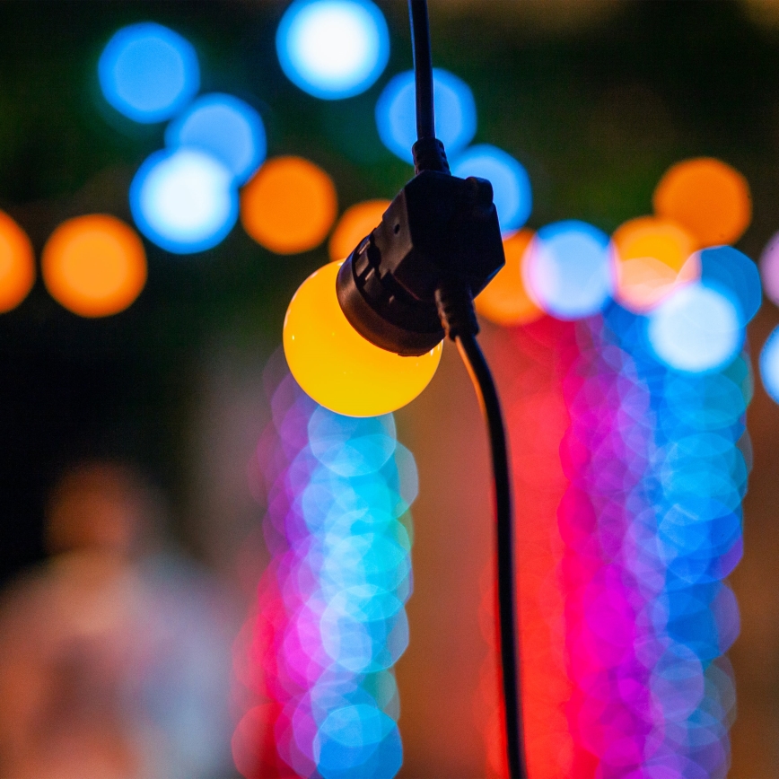 Twinkly - LED RGB Regulação exterior corrente decorativa FESTOON 20xLED 14m IP44 Wi-Fi