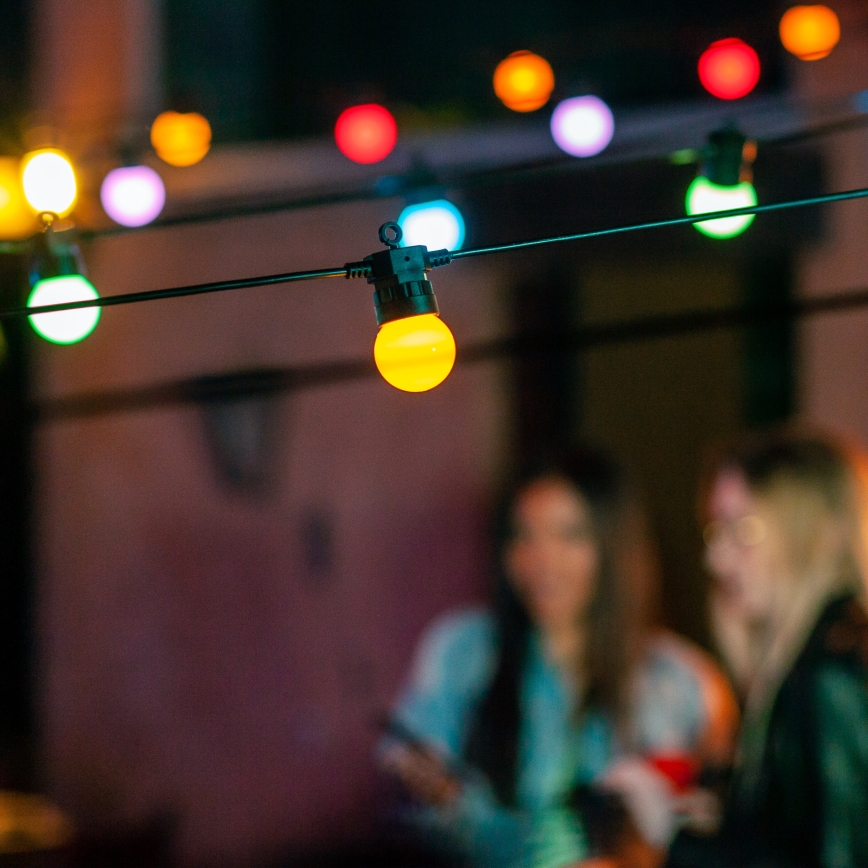 Twinkly - LED RGB Regulação exterior corrente decorativa FESTOON 20xLED 14m IP44 Wi-Fi