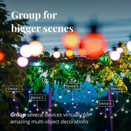 Twinkly - LED RGB Regulação exterior corrente decorativa FESTOON 20xLED 14m IP44 Wi-Fi