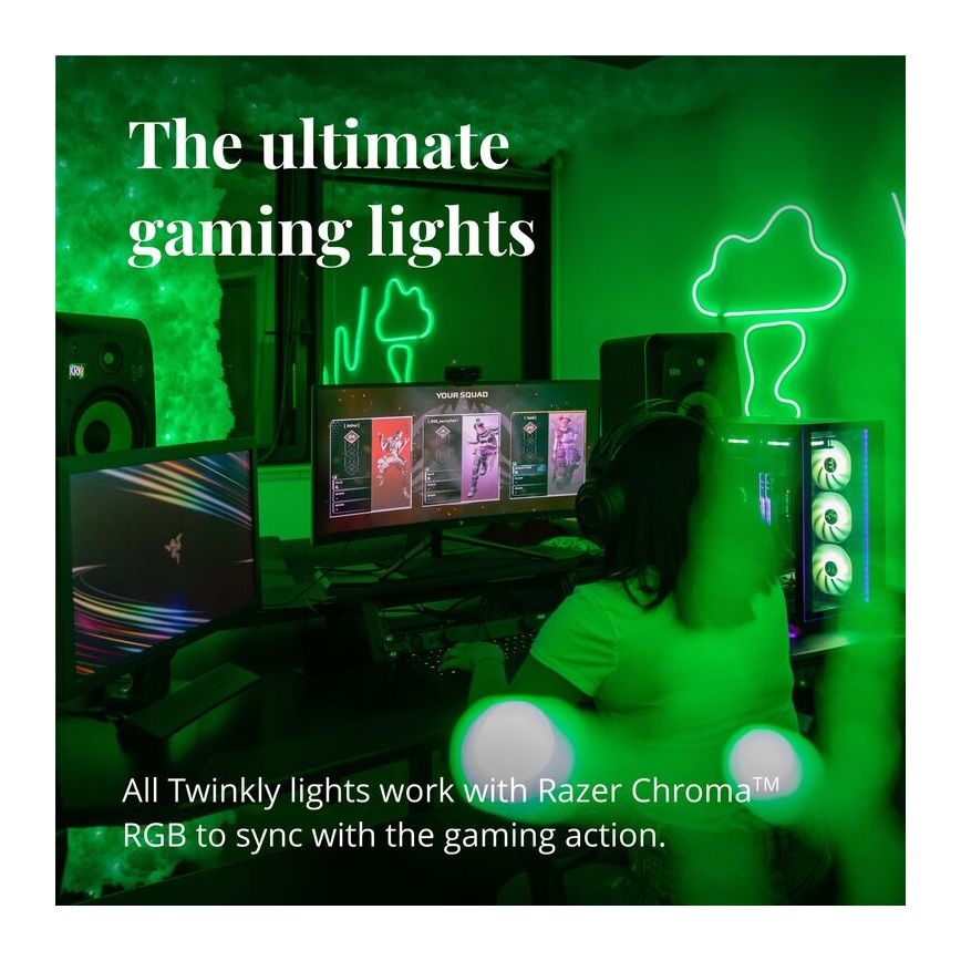 Twinkly - LED RGB Tira com regulação FLEX 200xLED 2 m Wi-Fi
