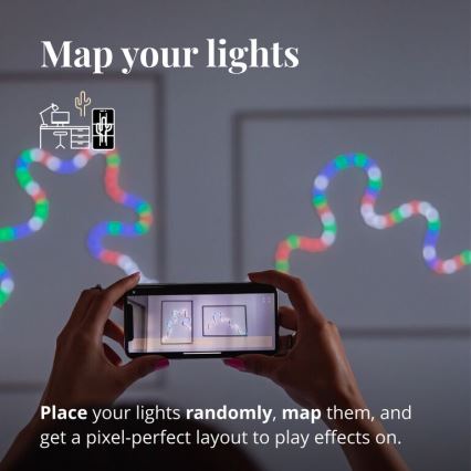 Twinkly - LED RGB Tira com regulação FLEX 200xLED 2 m Wi-Fi