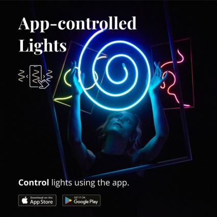 Twinkly - LED RGB Tira com regulação FLEX 200xLED 2 m Wi-Fi