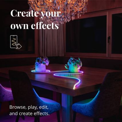 Twinkly - LED RGB Tira com regulação FLEX 200xLED 2 m Wi-Fi