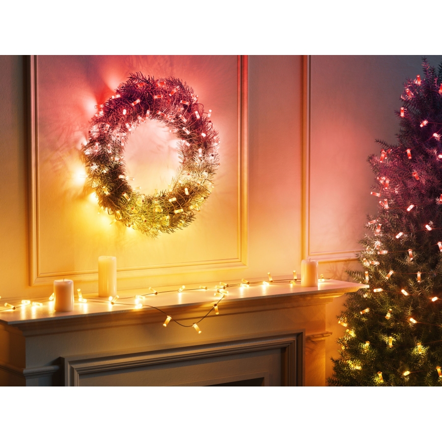 Twinkly - LED RGB Regulação Corrente de Natal 100xLED 8 m USB Wi-Fi