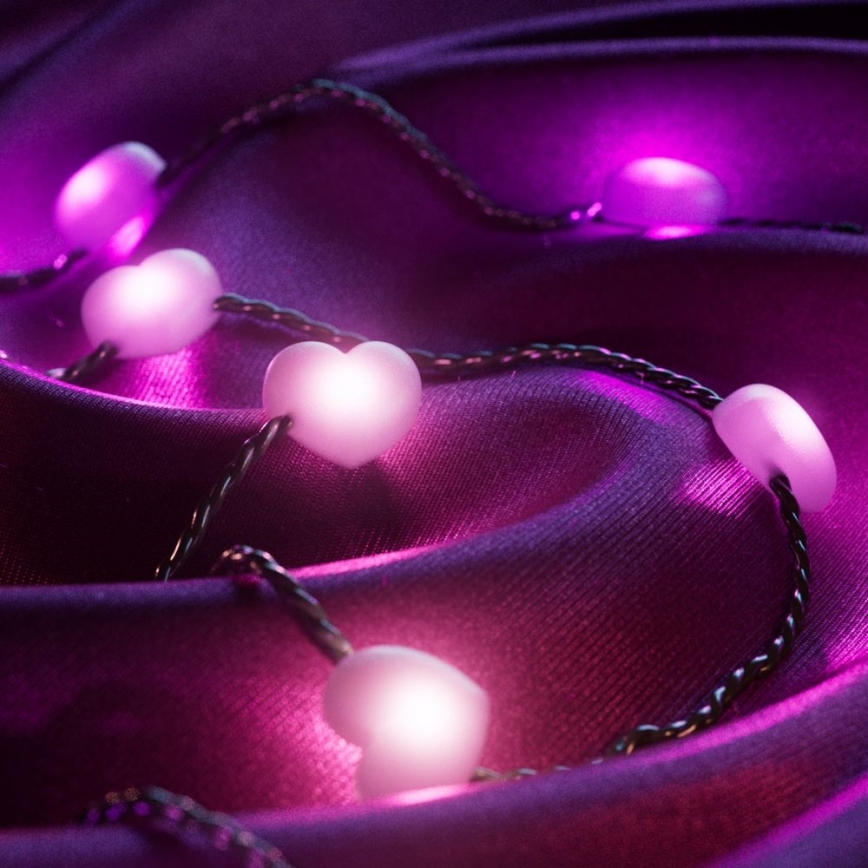 Twinkly - LED RGB Regulação Corrente de Natal CANDIES 200xLED 14 m USB Wi-Fi