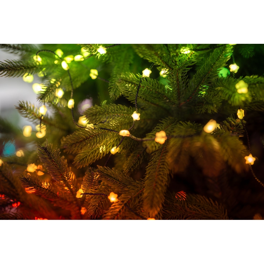 Twinkly - LED RGB Regulação Corrente de Natal CANDIES 200xLED 14 m USB Wi-Fi