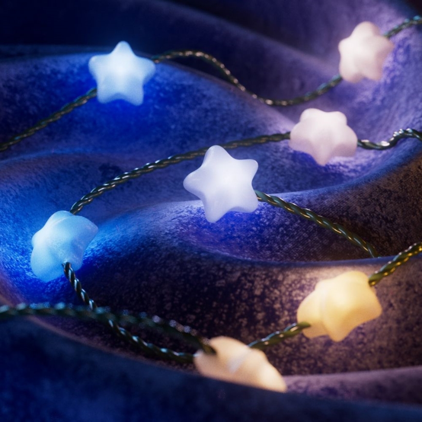 Twinkly - LED RGB Regulação Corrente de Natal CANDIES 200xLED 14 m USB Wi-Fi