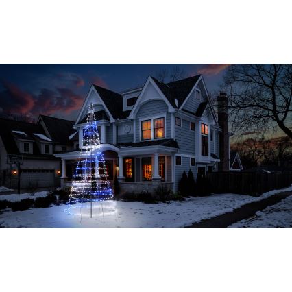 Twinkly - LED RGBW Árvore de Natal para exterior dimerizável LIGHT TREE 1000 LEDs 6 m IP44 Wi-Fi