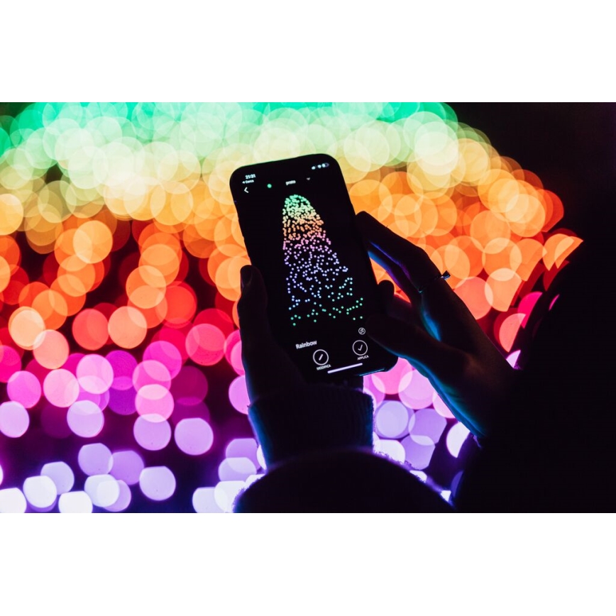 Twinkly - LED RGB Regulação exterior Corrente de Natal STRINGS 100xLED 11,5m IP44 Wi-Fi