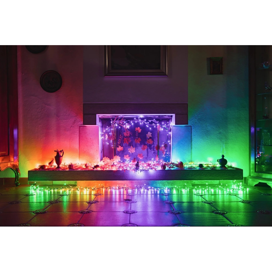 Twinkly - LED RGBW Regulação exterior Corrente de Natal STRINGS 250xLED 23,5m IP44 Wi-Fi