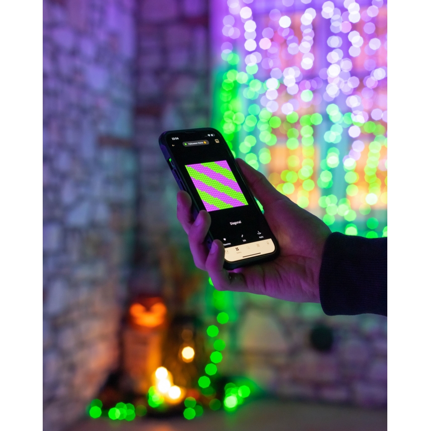 Twinkly - LED RGBW Regulação exterior Corrente de Natal STRINGS 250xLED 23,5m IP44 Wi-Fi