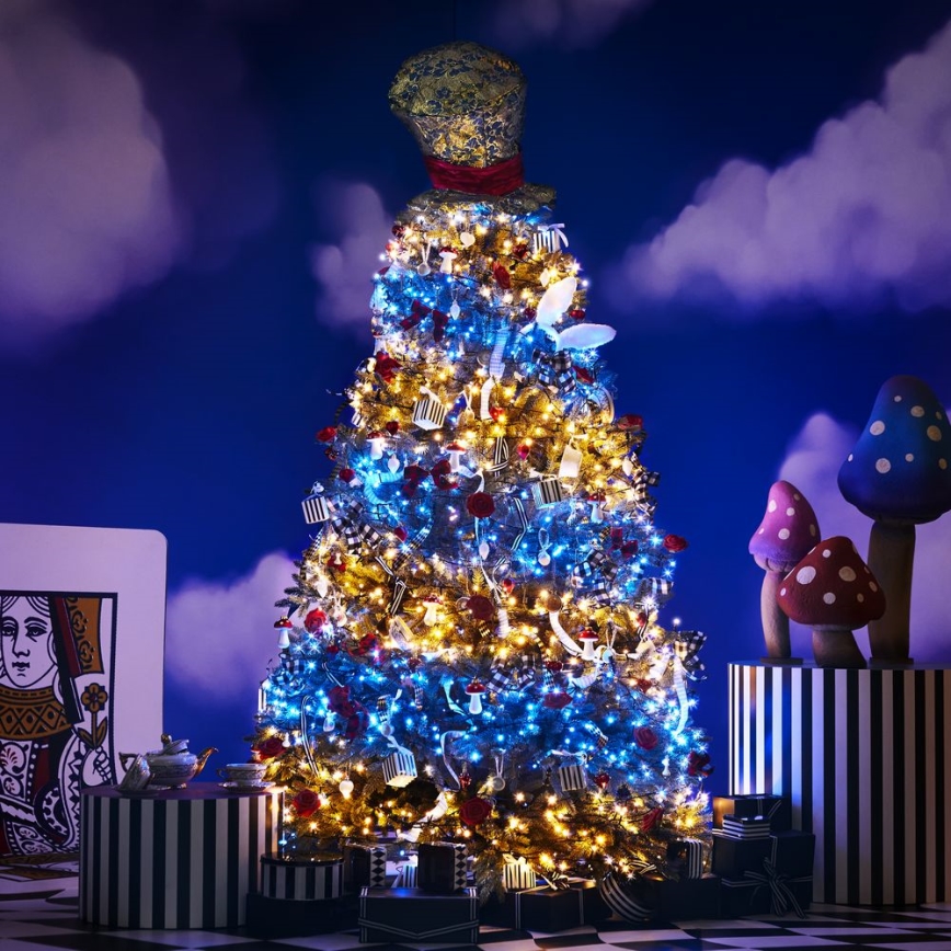 Twinkly - LED RGBW Regulação exterior Corrente de Natal STRINGS 250xLED 23,5m IP44 Wi-Fi