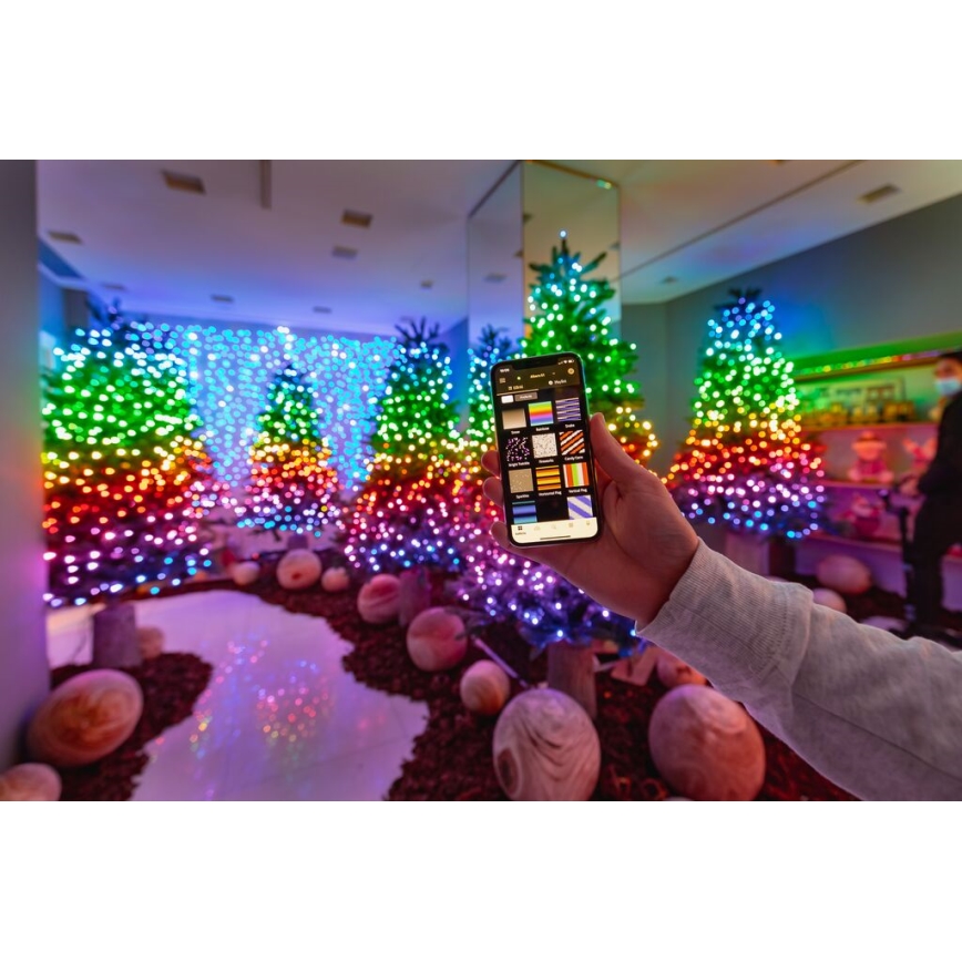 Twinkly - LED RGB Regulação exterior Corrente de Natal STRINGS 250xLED 23,5m IP44 Wi-Fi