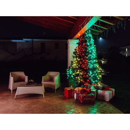 Twinkly - LED RGB Regulação exterior Corrente de Natal STRINGS 250xLED 23,5m IP44 Wi-Fi