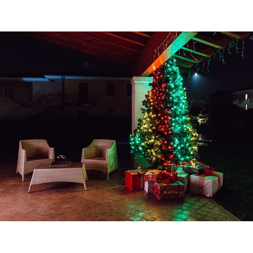 Twinkly - LED RGB Regulação exterior Corrente de Natal STRINGS 250xLED 23,5m IP44 Wi-Fi