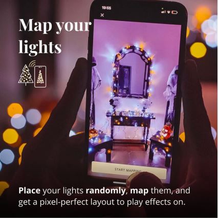 Twinkly - LED Regulação exterior Corrente de Natal STRINGS 400xLED 35,5m IP44 Wi-Fi