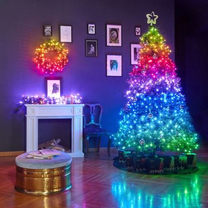 Twinkly - LED RGBW Regulação exterior Corrente de Natal STRINGS 600xLED 51,5m IP44 Wi-Fi