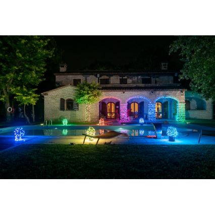 Twinkly - LED RGBW Regulação exterior Corrente de Natal STRINGS 600xLED 51,5m IP44 Wi-Fi