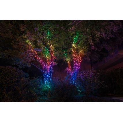 Twinkly - LED RGBW Regulação exterior Corrente de Natal STRINGS 600xLED 51,5m IP44 Wi-Fi