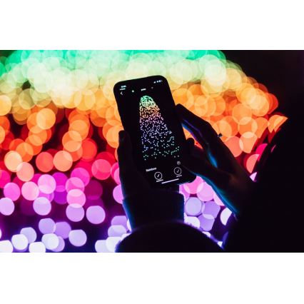 Twinkly - LED RGBW Regulação exterior Corrente de Natal STRINGS 600xLED 51,5m IP44 Wi-Fi