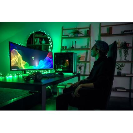 Twinkly - LED RGBW Regulação exterior Corrente de Natal STRINGS 600xLED 51,5m IP44 Wi-Fi