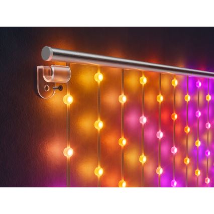 Twinkly - Cortina de Natal LED RGB regulável MATRIX 480xLED 1x1 m Wi-Fi