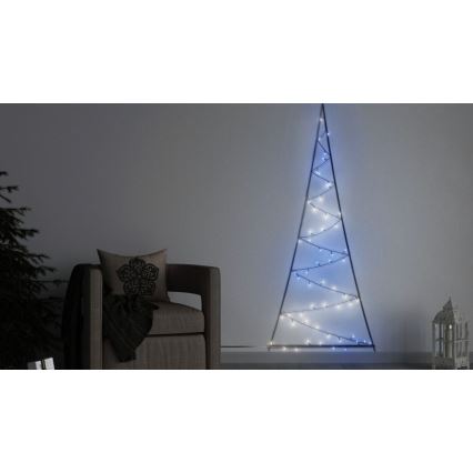 Twinkly - Árvore de Natal LED RGBW Regulável para Exterior LIGHT TREE 70xLED IP44 Wi-Fi