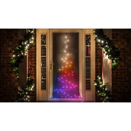 Twinkly - LED RGBW Árvore de Natal exterior com regulação LIGHT TREE 70xLED IP44 Wi-Fi