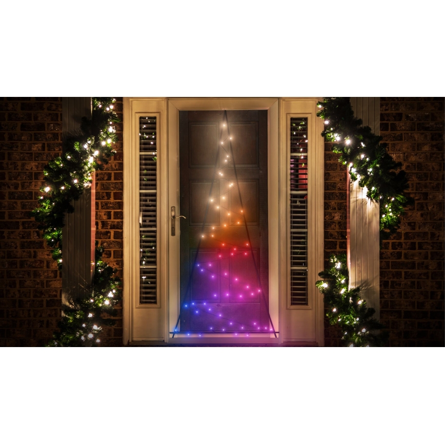 Twinkly - LED RGBW Árvore de Natal exterior com regulação LIGHT TREE 70xLED IP44 Wi-Fi