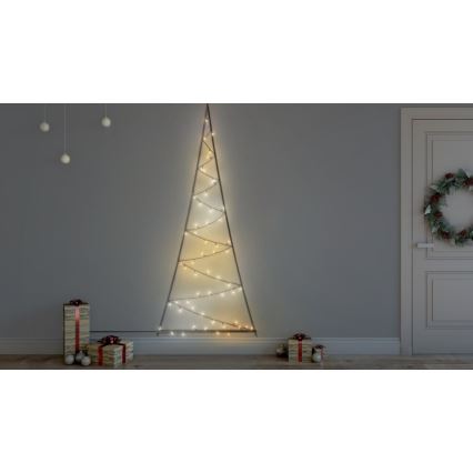 Twinkly - LED RGBW Árvore de Natal exterior com regulação LIGHT TREE 70xLED IP44 Wi-Fi