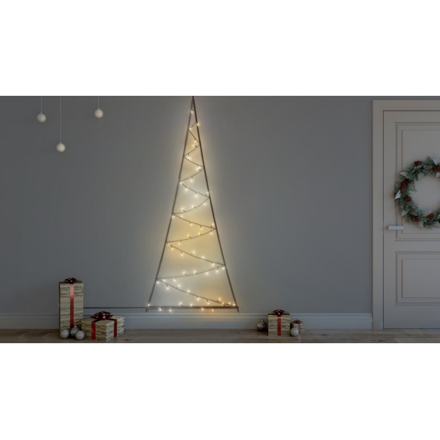 Twinkly - LED RGBW Árvore de Natal exterior com regulação LIGHT TREE 70xLED IP44 Wi-Fi