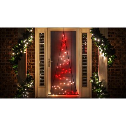 Twinkly - LED RGBW Árvore de Natal exterior com regulação LIGHT TREE 70xLED IP44 Wi-Fi