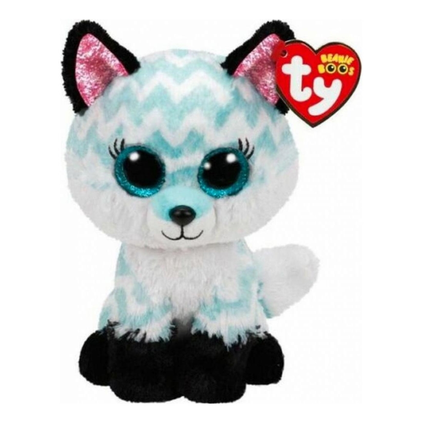 TY - Brinquedo de peluche ATLAS raposa aqua chevron 24 cm