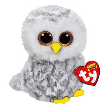 TY - Brinquedo de peluche OWLETTE coruja 15 cm