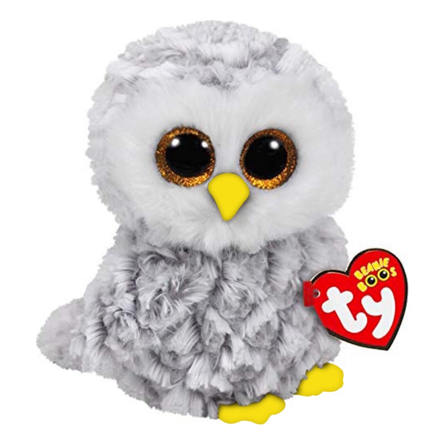 TY - Brinquedo de peluche OWLETTE coruja 15 cm