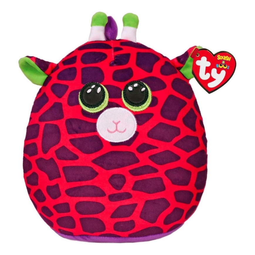 TY - Brinquedo de peluche Squishy GILBERT girafa 22 cm