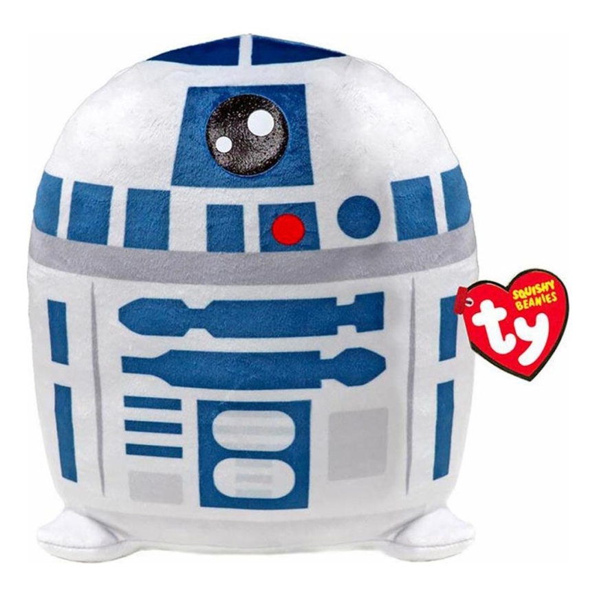 TY - Brinquedo de peluche Squishy R2D2 Star Wars 22 cm