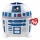 TY - Brinquedo de peluche Squishy R2D2 Star Wars 22 cm