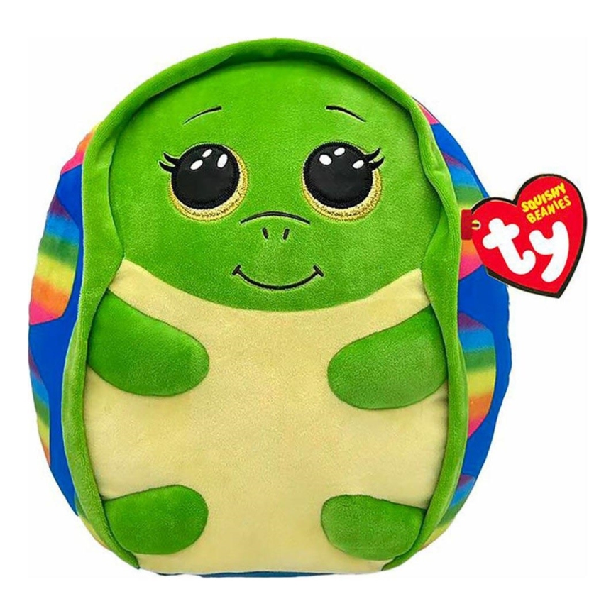 TY - Brinquedo de peluche Squishy SHRUGS tartaruga 22 cm