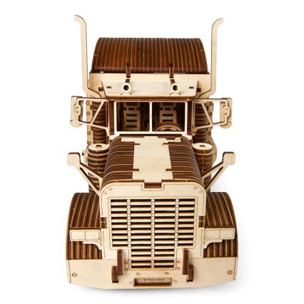Ugears - 3D puzzle mecânico de madeira Camião com semi-reboque Heavy Boy