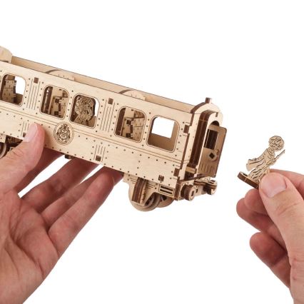 Ugears - 3D puzzle mecânico de madeira Harry Potter Expresso de Hogwarts