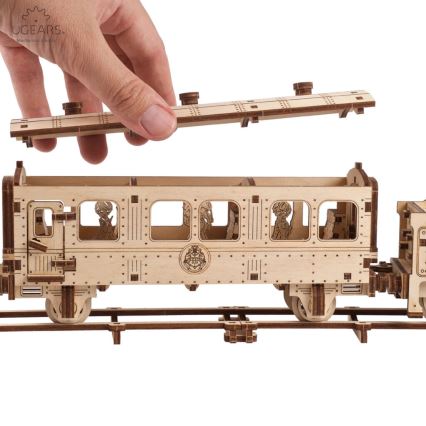Ugears - 3D puzzle mecânico de madeira Harry Potter Expresso de Hogwarts