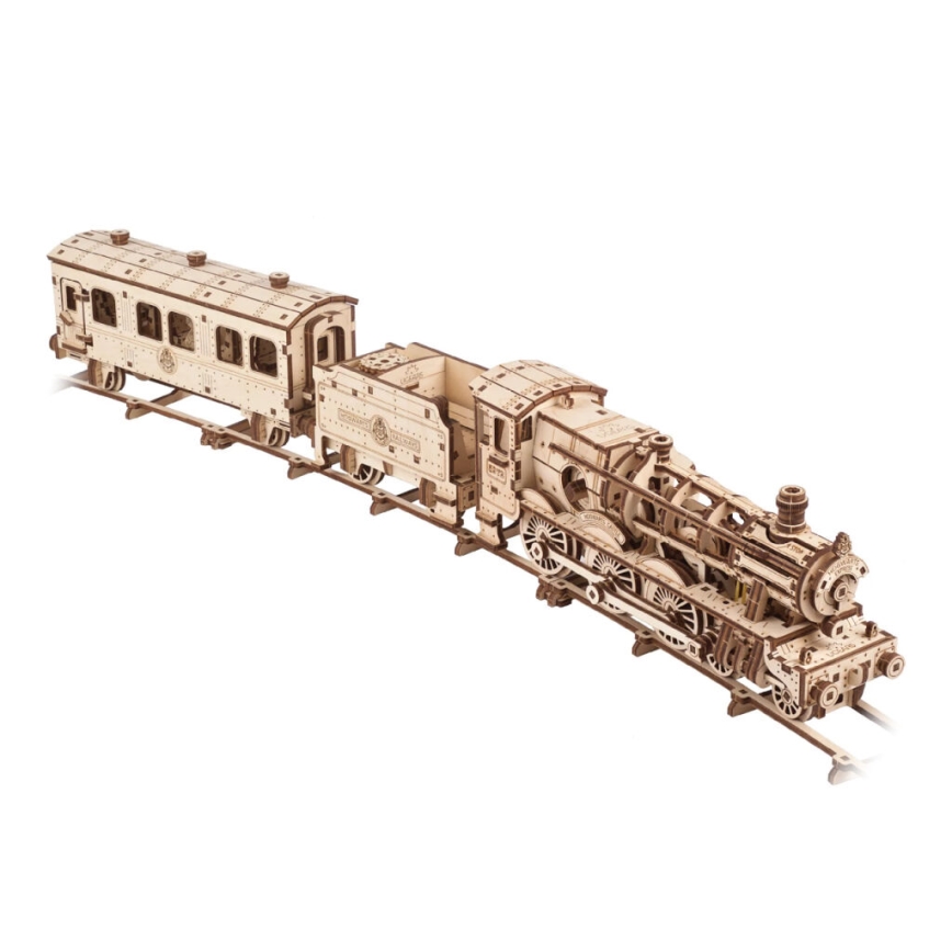 Ugears - 3D puzzle mecânico de madeira Harry Potter Expresso de Hogwarts