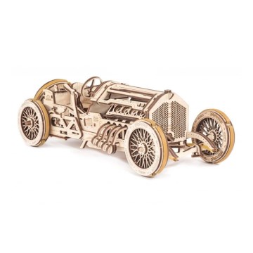 Ugears - 3D puzzle mecânico de madeira U9 Carro Grand Prix