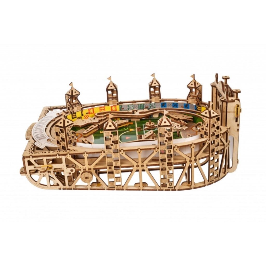 Ugears - Puzzle 3D mecânico de madeira Harry Potter Quidditch Pinball