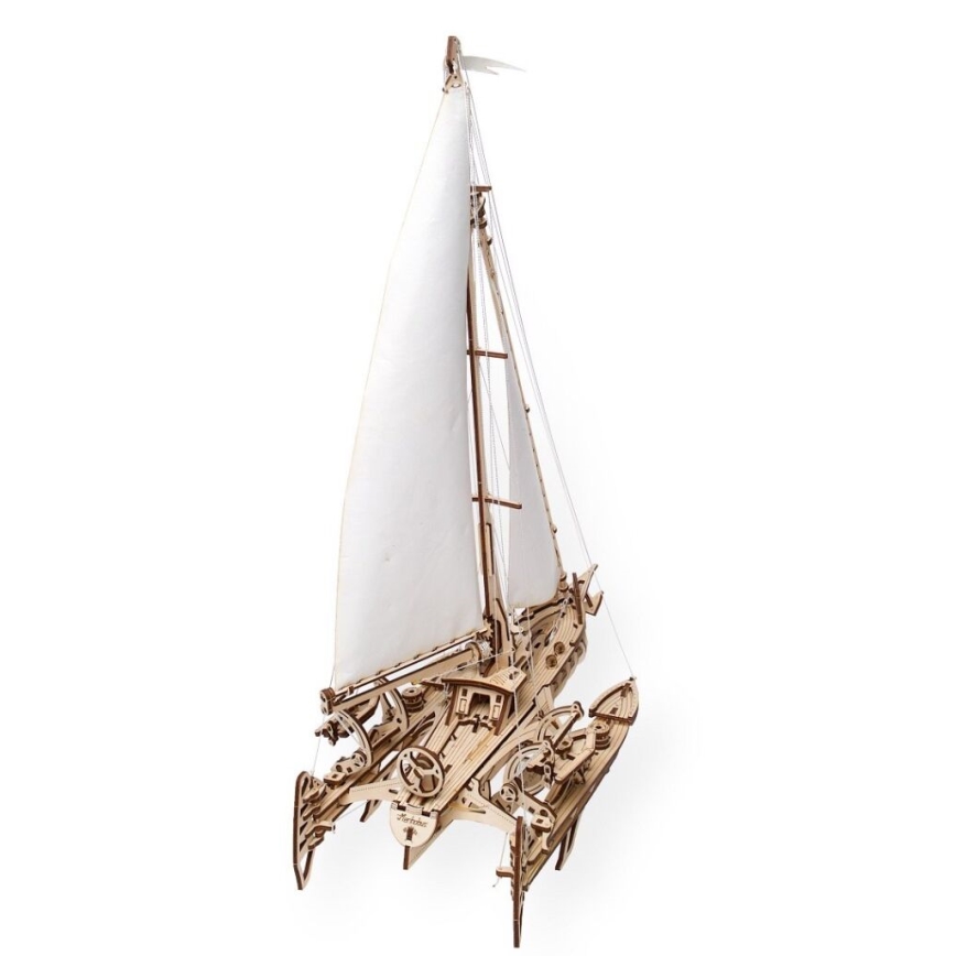 Ugears - Puzzle mecânico de madeira 3D Veleiro Merihobus trimaran