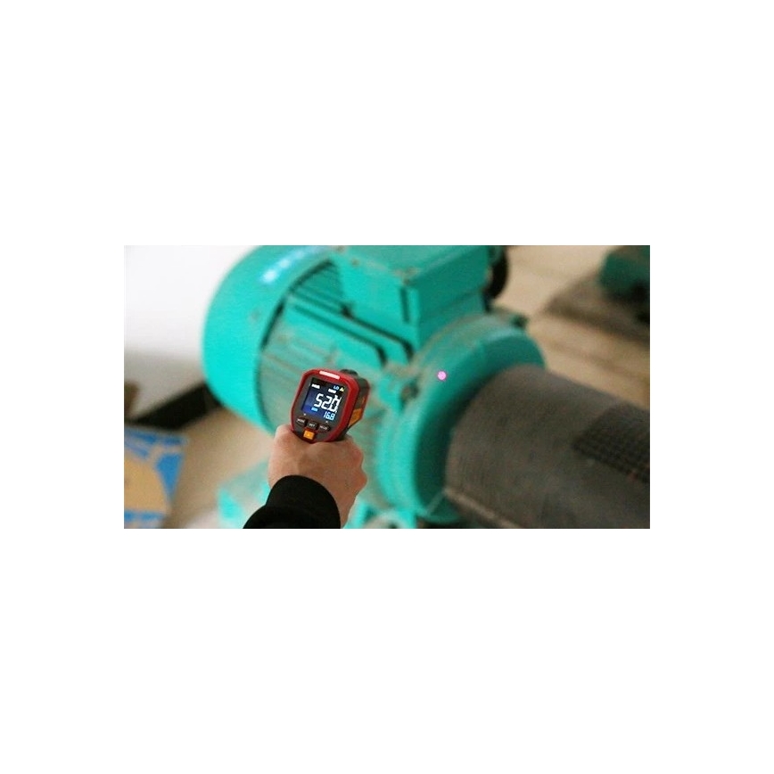 Uni-T - Termómetro contacless por infravermelhos 1x9V 6LR61 600°C
