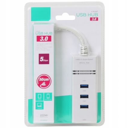 USB HUB 4xEntradas USB 3.0 50 cm