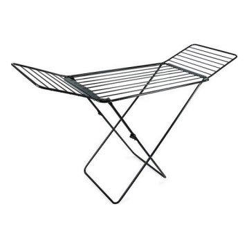 Varal de roupa dobrável TORO 177x93 cm preto