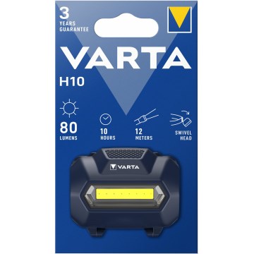 Varta 15672101111 - Lanterna de cabeça LED H10 LED/3xAAA